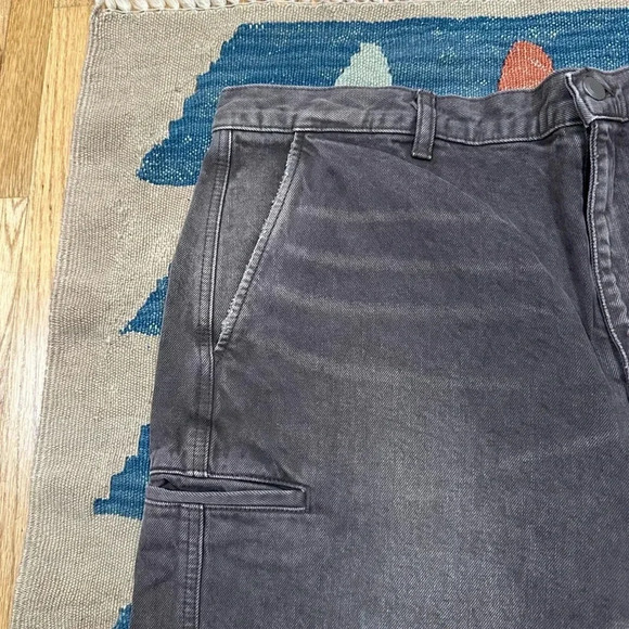 John Elliott NWT Sendai Trouser Barrel Leg Pants in Rodeo Brown Grey Jeans - Picture 5 of 16